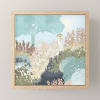 Peacock Garden I Mini Art Print Gallery Image 1
