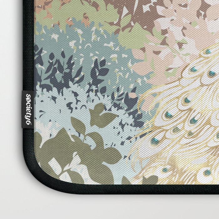 Peacock Garden I Laptop Sleeve Gallery Image 3