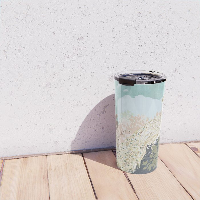 Peacock Garden I Travel Mug Gallery Image 4