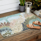 Peacock Garden I Outdoor Rug Gallery Image 2