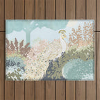 Peacock Garden I Outdoor Rug Gallery Image 1