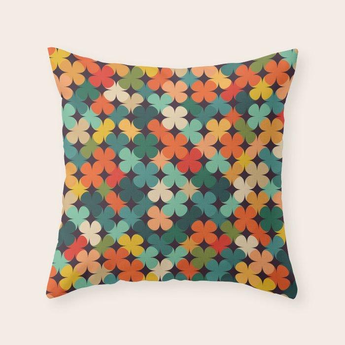 Lucky Clover Throw Pillow Gallery Image 6