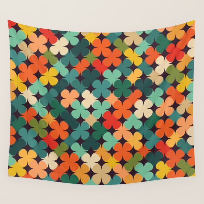 Lucky Clover Wall Tapestry Gallery Image 4