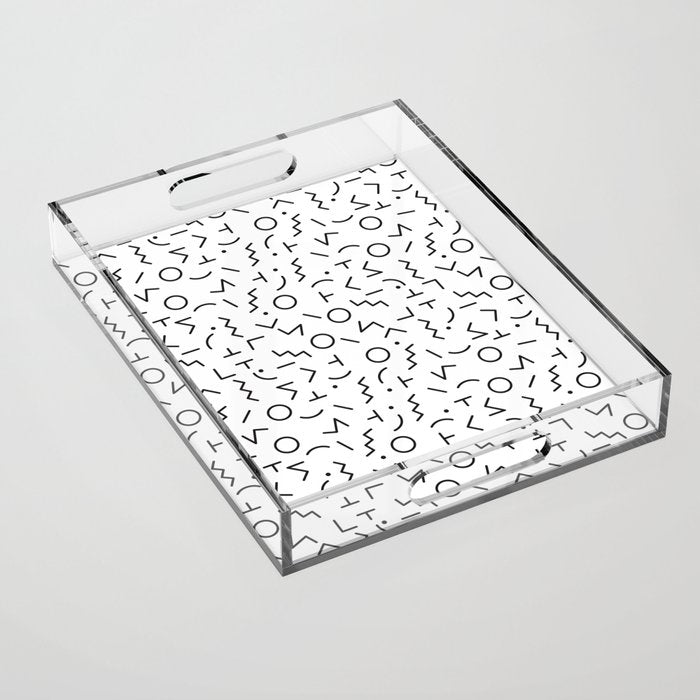 Memphis Acrylic Tray Gallery Image 1