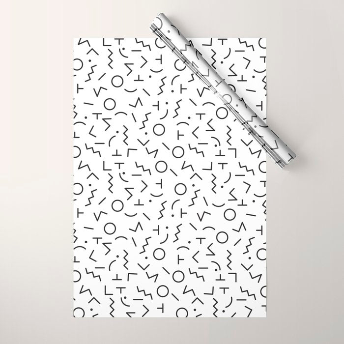 Memphis Wrapping Paper Gallery Image 1