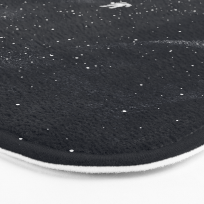Gravity - Dark Blue Bath Mat Gallery Image 3
