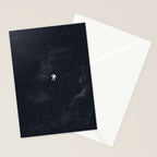 Gravity - Dark Blue Stationery Card Gallery Image 2