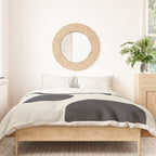 Black & White Minimalist Abstract Shapes Patterns Black Ink Painting Duvet Cover Gallery Image 3