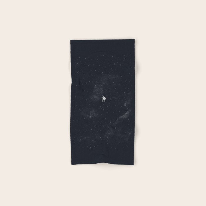 Gravity - Dark Blue Bath Towel Gallery Image 1