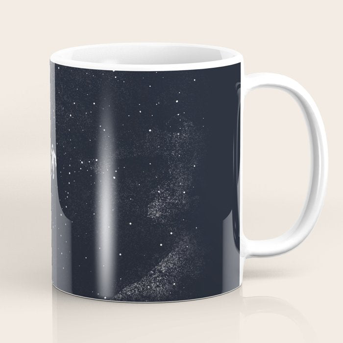 Gravity - Dark Blue Coffee Mug Gallery Image 1