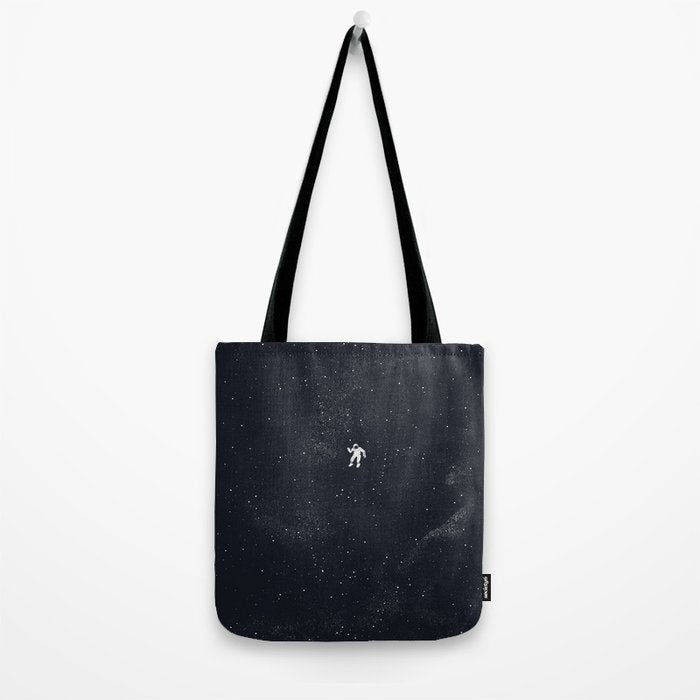 Gravity - Dark Blue Tote Bag Gallery Image 2