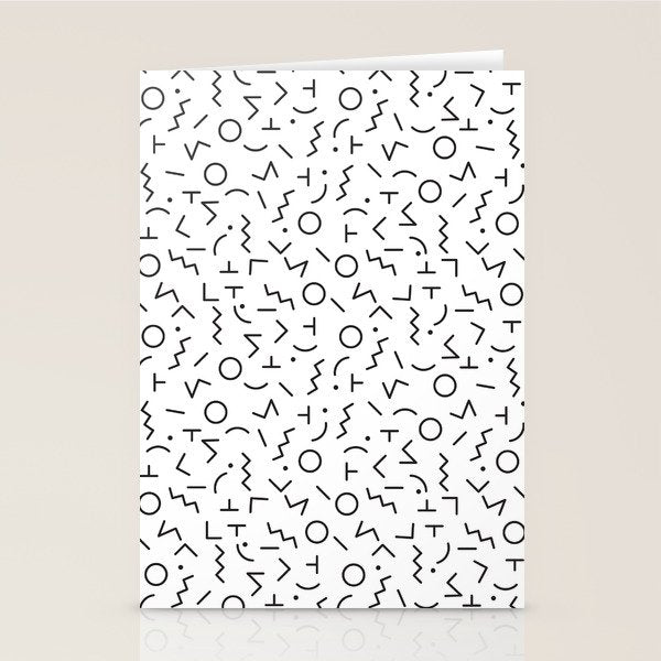 Memphis Stationery Card Gallery Image 1