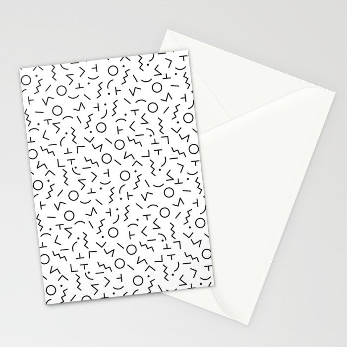 Memphis Stationery Card Gallery Image 2