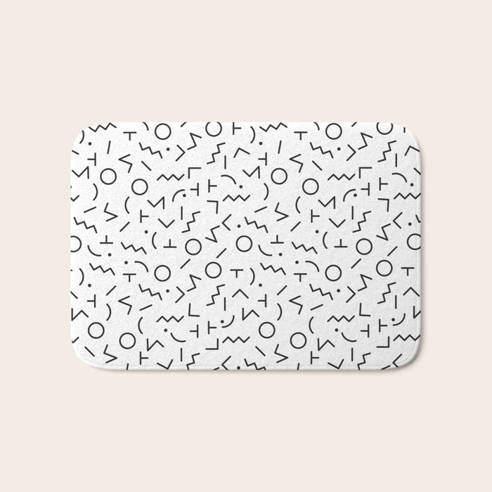Memphis Bath Mat Gallery Image 1