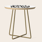 'Writing On The Wall' Mid Century Modern Fun Abstract Shapes  Side Table Gallery Image 1