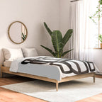 'Writing On The Wall' Mid Century Modern Fun Abstract Shapes  Comforter Gallery Image 2