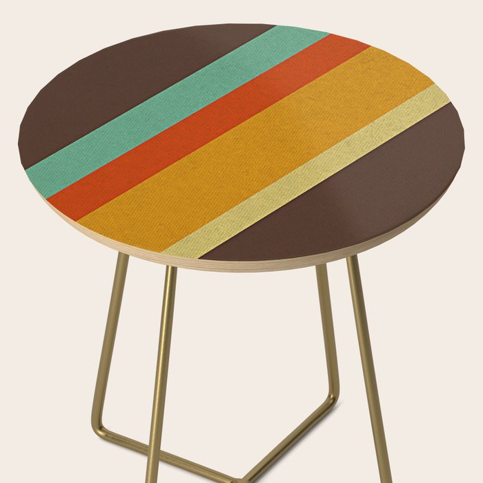 Retro 70s Color Palette Side Table Gallery Image 2
