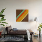Retro 70s Color Palette Wood Wall Art Gallery Image 2