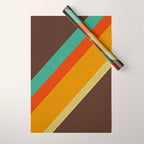 Retro 70s Color Palette Wrapping Paper Gallery Image 1