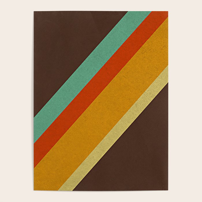Retro 70s Color Palette Poster Gallery Image 1