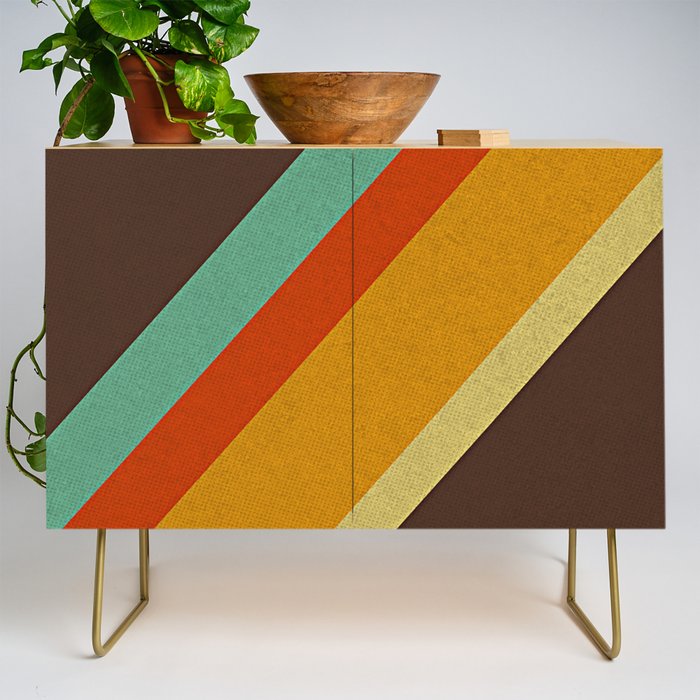 Retro 70s Color Palette Credenza Gallery Image 1