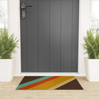 Retro 70s Color Palette Welcome Mat Gallery Image 3