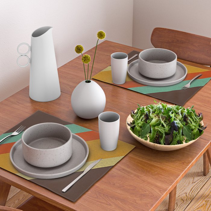 Retro 70s Color Palette Placemat Gallery Image 2