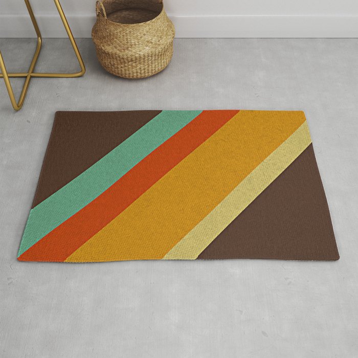 Retro 70s Color Palette Rug Gallery Image 1