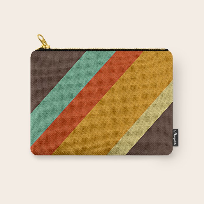 Retro 70s Color Palette Carry All Pouch Gallery Image 1