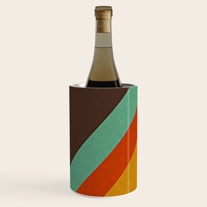 Retro 70s Color Palette Wine Chiller Gallery Image 2