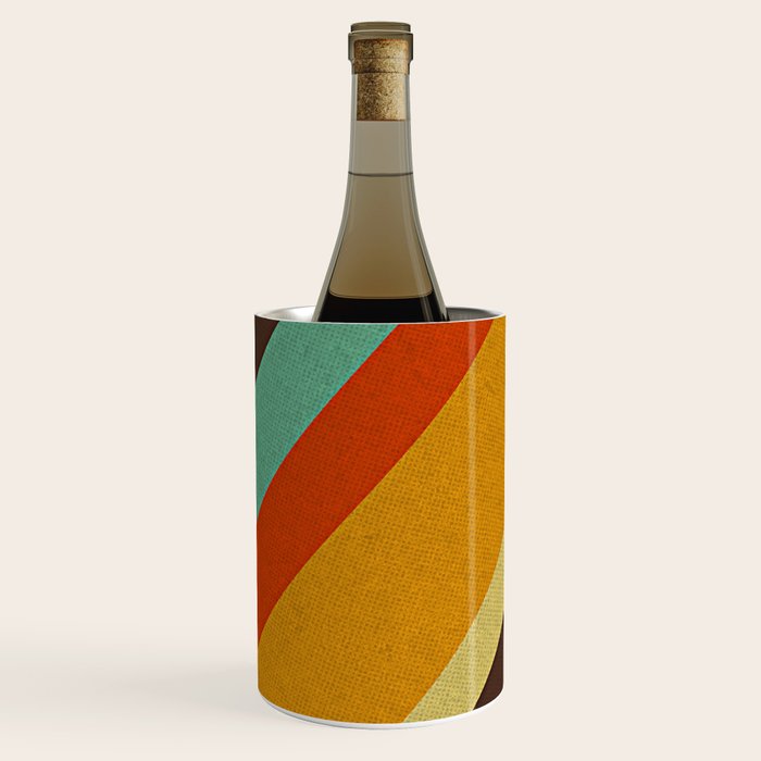 Retro 70s Color Palette Wine Chiller Gallery Image 1