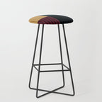 Color Block Line Abstract X Stool Gallery Image 1
