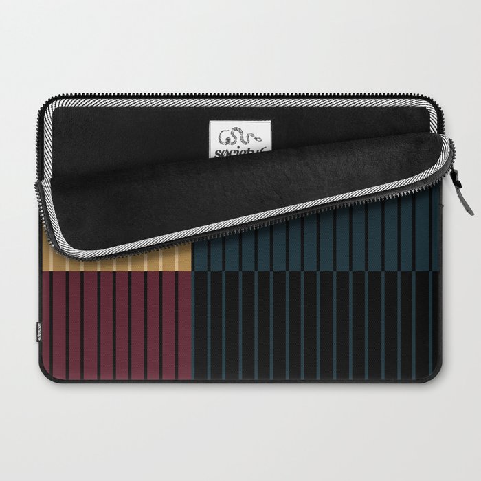 Color Block Line Abstract X Laptop Sleeve Gallery Image 2