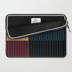 Color Block Line Abstract X Laptop Sleeve Gallery Image 2