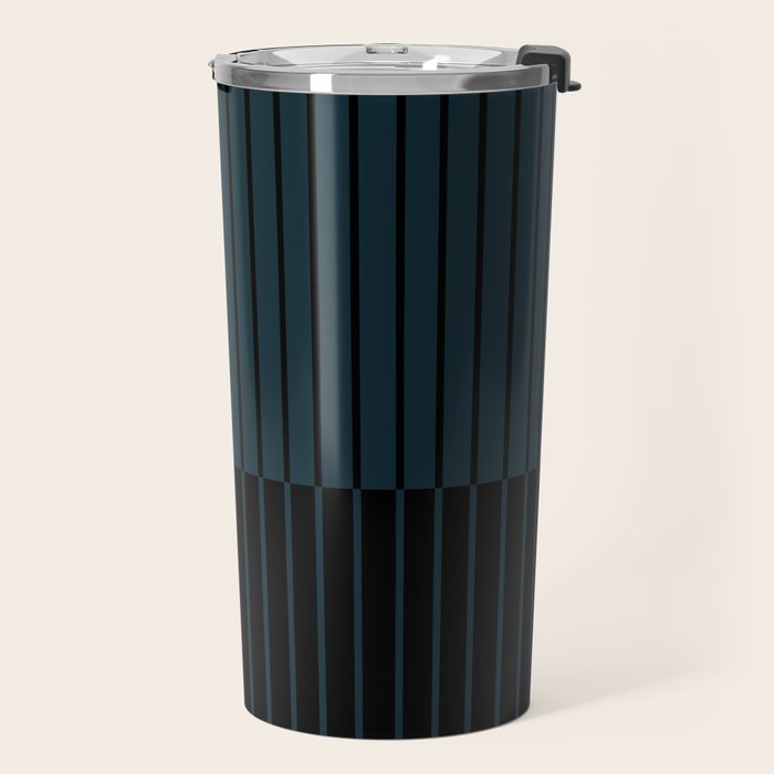 Color Block Line Abstract X Travel Mug Gallery Image 2