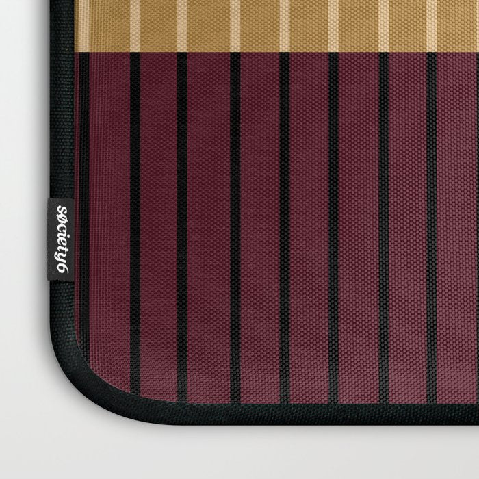 Color Block Line Abstract X Laptop Sleeve Gallery Image 3