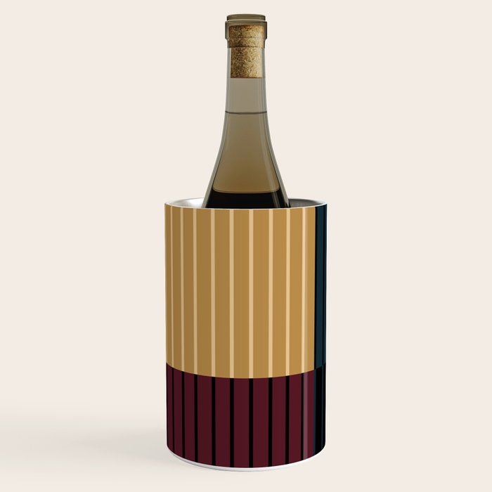 Color Block Line Abstract X Wine Chiller Gallery Image 2