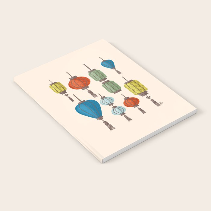 Charming Chinese Lanterns Notebook Gallery Image 2