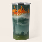 Heavenly fire over Augsburg  Augsburger Wunderzeichenbuch Himmelsfeuer uber Augsburg Travel Mug Gallery Image 1