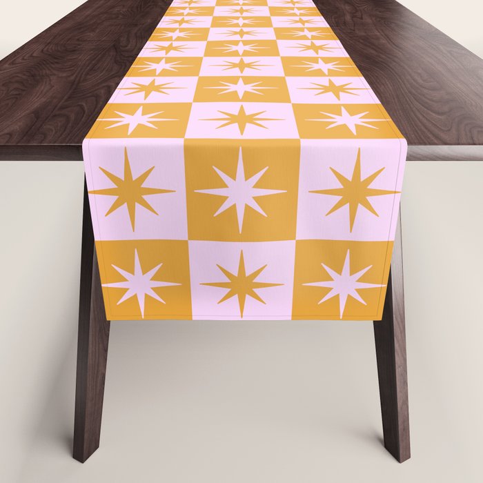 Star Check - Peachy Table Runner Gallery Image 1