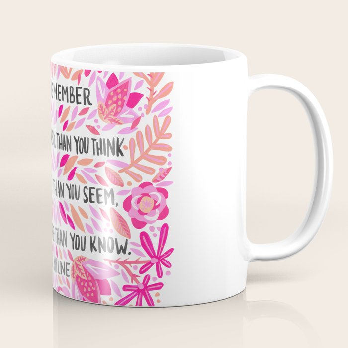 Always Remember - Pink OmbrÃ© Palette Coffee Mug Gallery Image 1