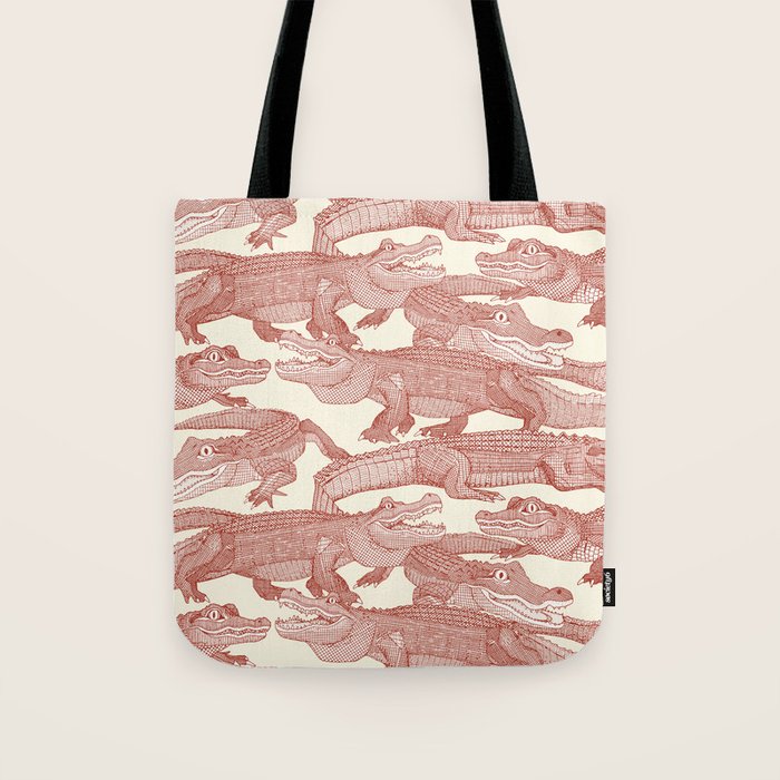 just alligators paprika Tote Bag Gallery Image 1