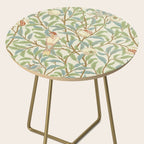 William Morris Enchanted Bird & Pomegranate Cream Pattern Side Table Gallery Image 2
