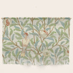William Morris Enchanted Bird & Pomegranate Cream Pattern Wall Hanging Gallery Image 1
