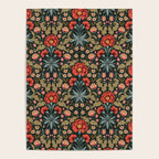 Victorian Carnation in Moody Red and Green Poster Gallery Image 4
