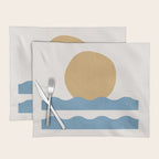 Sun Wave - Abstract Painting Placemat Gallery Image 1