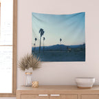 PALM TREES IN CALIFORNIA II Wall Tapestry Gallery Image 2