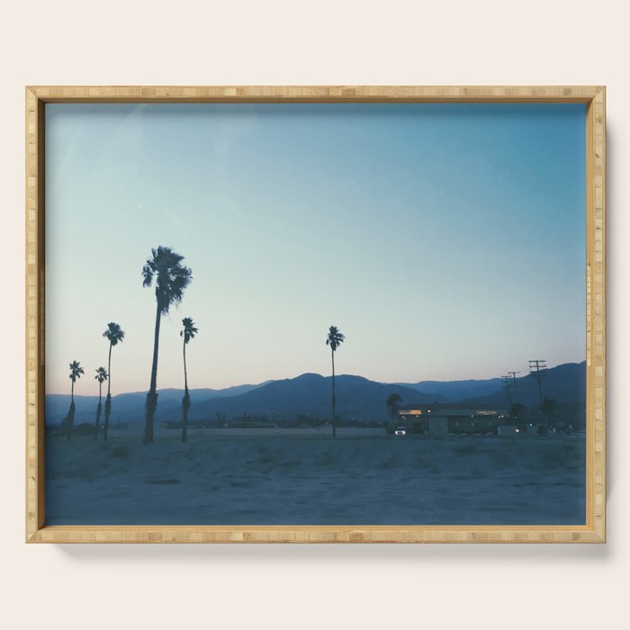 PALM TREES IN CALIFORNIA II Serving Tray Gallery Image 1