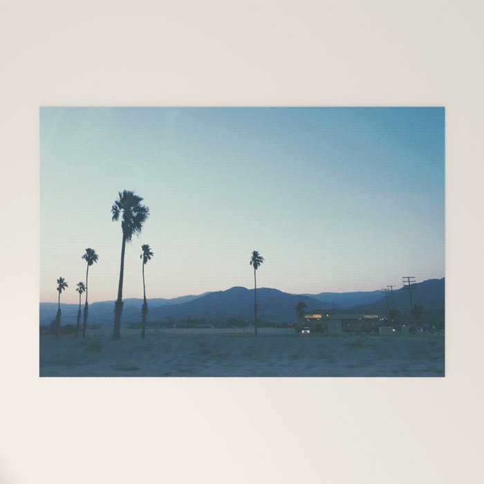 PALM TREES IN CALIFORNIA II Welcome Mat Gallery Image 1