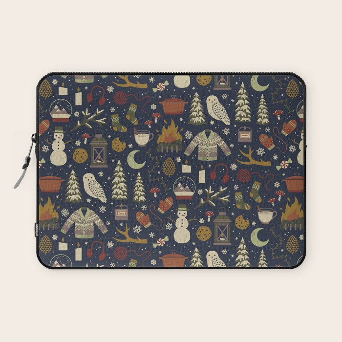 Winter Nights Laptop Sleeve Gallery Image 1